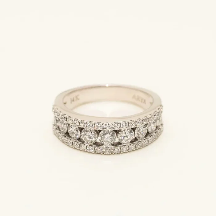 Diamond Fashion Ring in 14kt White Gold (1 1/2ct tw)