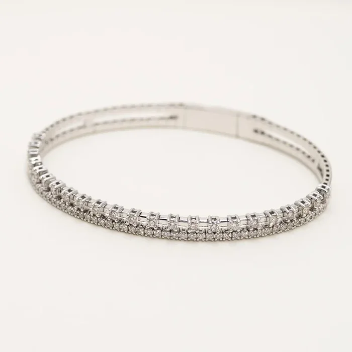 Diamond Flex Bracelet in 14kt White Gold (1 1/7ct tw)