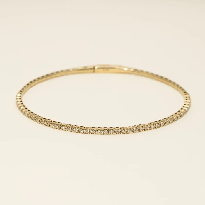 Diamond Flexible Bracelet in 14kt Yellow Gold (1/2ct tw)