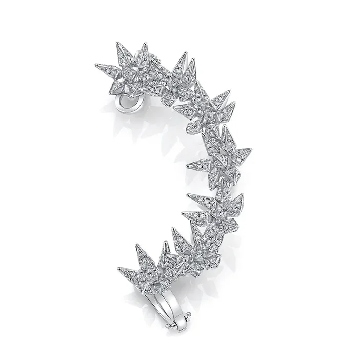 Diamond Hedgehog Ear Cuff