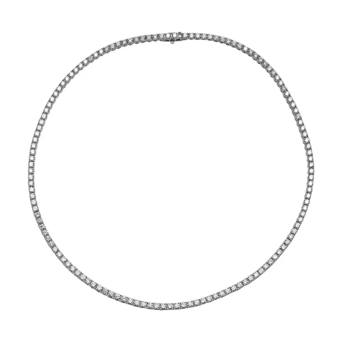 Diamond Necklace in 14kt White Gold (11 7/8ct tw)