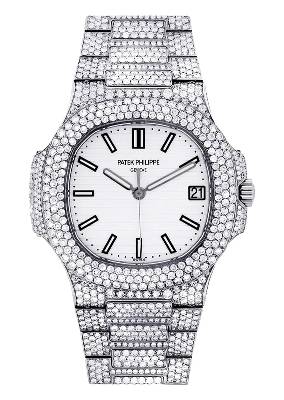 Diamond Patek Philippe Nautilus | Stainless Steel