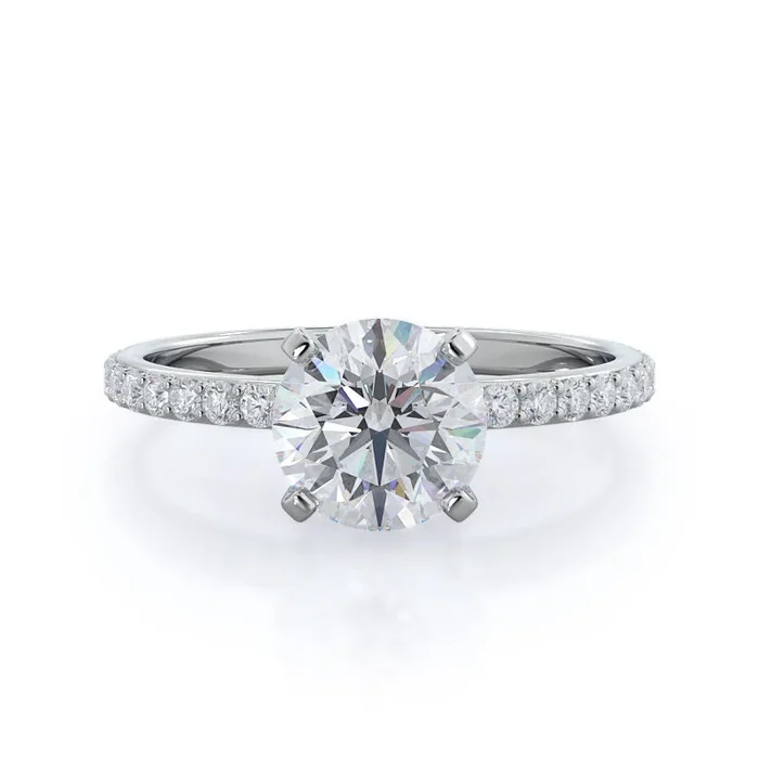 Diamond Pave Engagement Ring