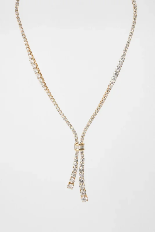 Diamond Plunge Necklace