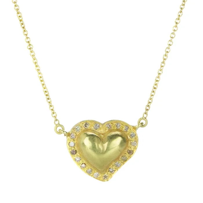 Diamond Sacred Heart Pendant Necklace