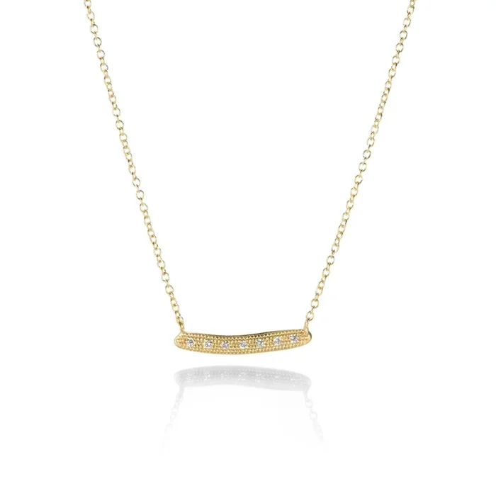 Diamond Stick Necklace
