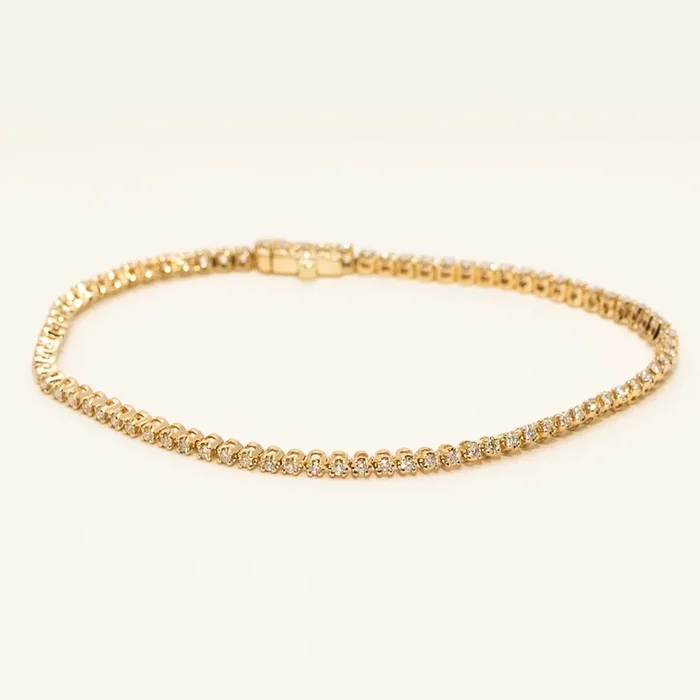 Diamond Tennis Bracelet in 14kt Yellow Gold (1ct tw)