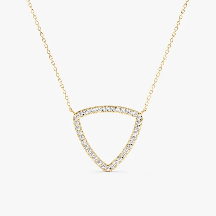 Diamond Triangle Necklace, Tara