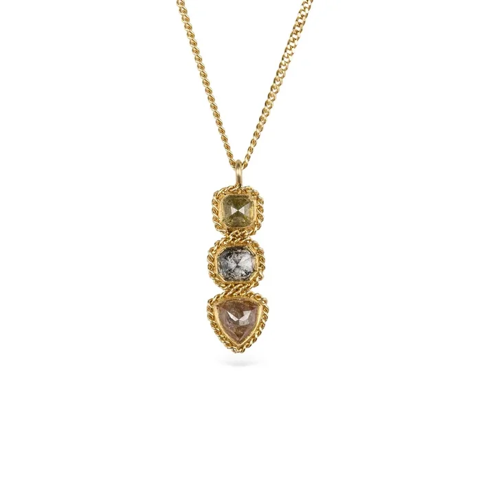 Diamond Trio Necklace