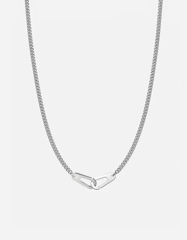 Dima Chain Necklace, Sterling Silver