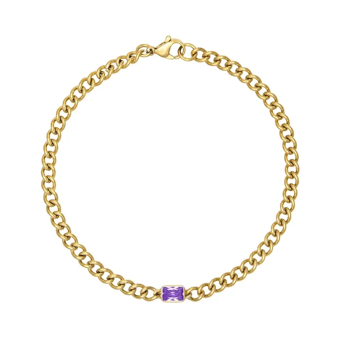 Dione Anklet – Purple
