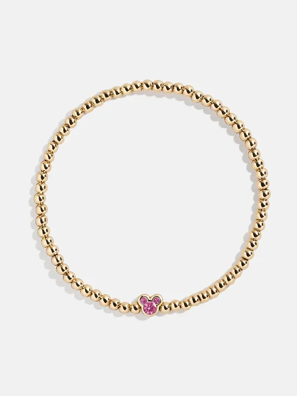Disney Mickey Mouse Birthstone Pisa Bracelet – Amethyst
