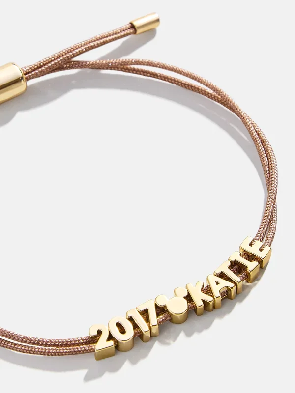 Disney Mickey Mouse Custom Cord Bracelet – Taupe