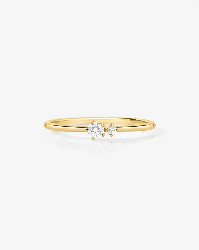 Double Diamond Ring