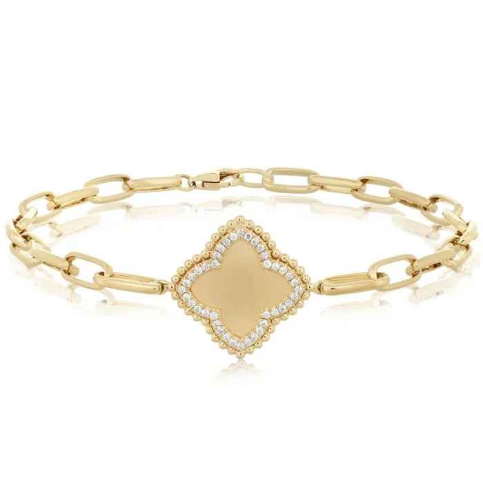 DOVES Diamond Clover Bracelet