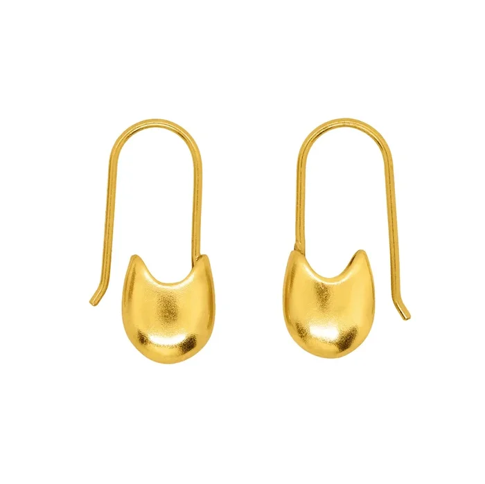 Drop Earpin Earrings in Gold | Available to Ship January 7, 2026