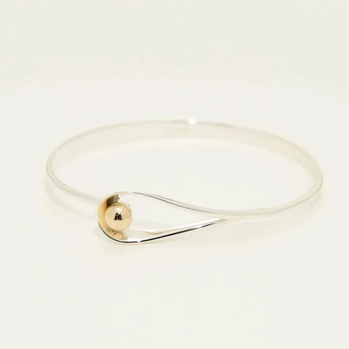 E.L. Designs Rendezvous Bracelet in Sterling Silver and 14kt Yellow Gold