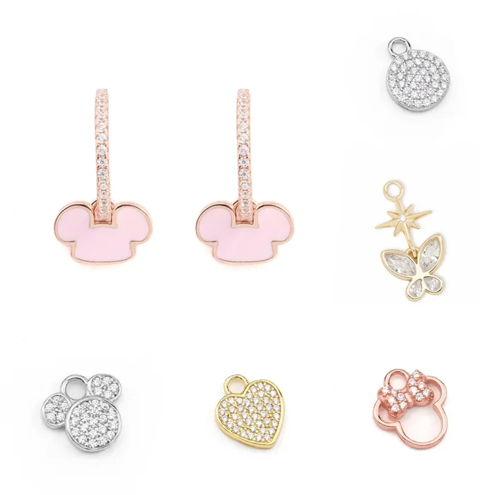 Earrings ~ Sterling Collection ~ Interchangeable Huggie Hoops ~ Magical Collection