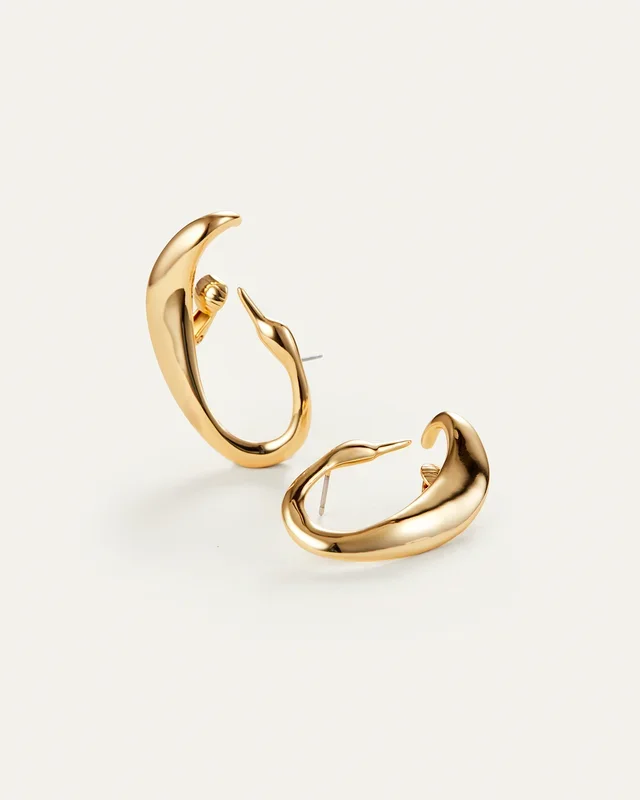 Egret Climber Earrings