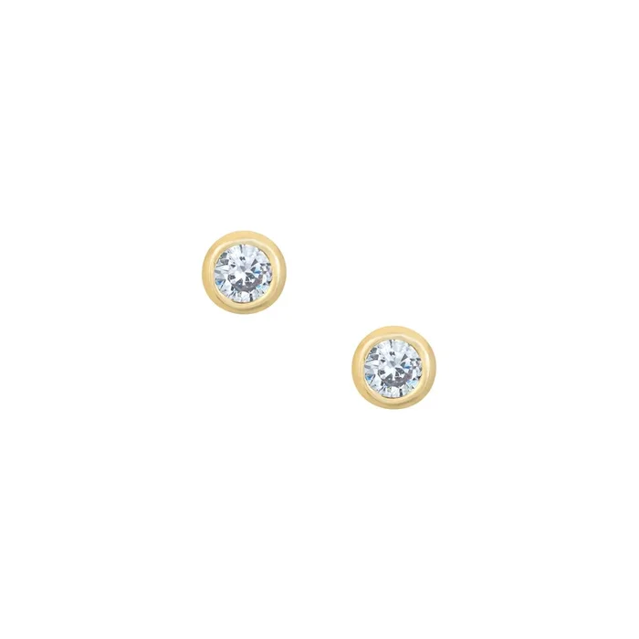 Elara Studs – White