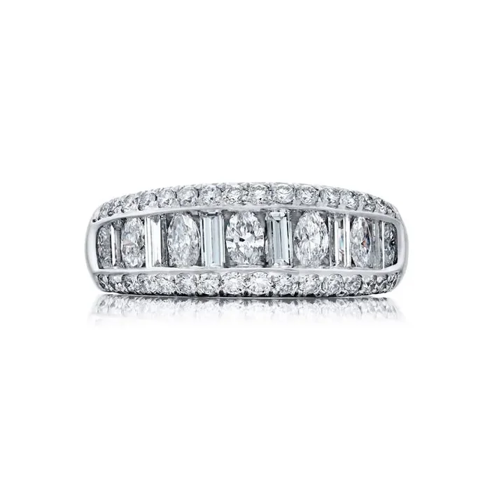 Elegance Elevated: Classic Diamond Band