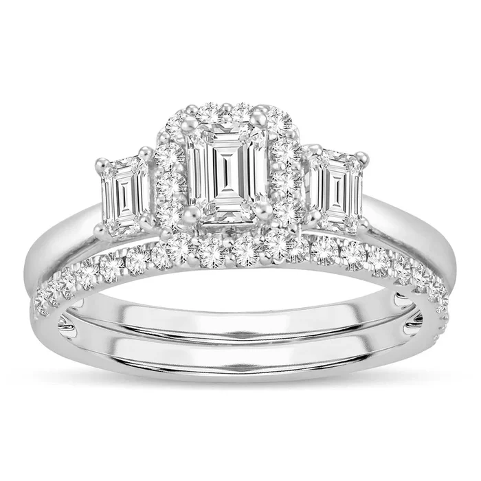 Elegant 14K 1.20CT Diamond BRIDAL RING