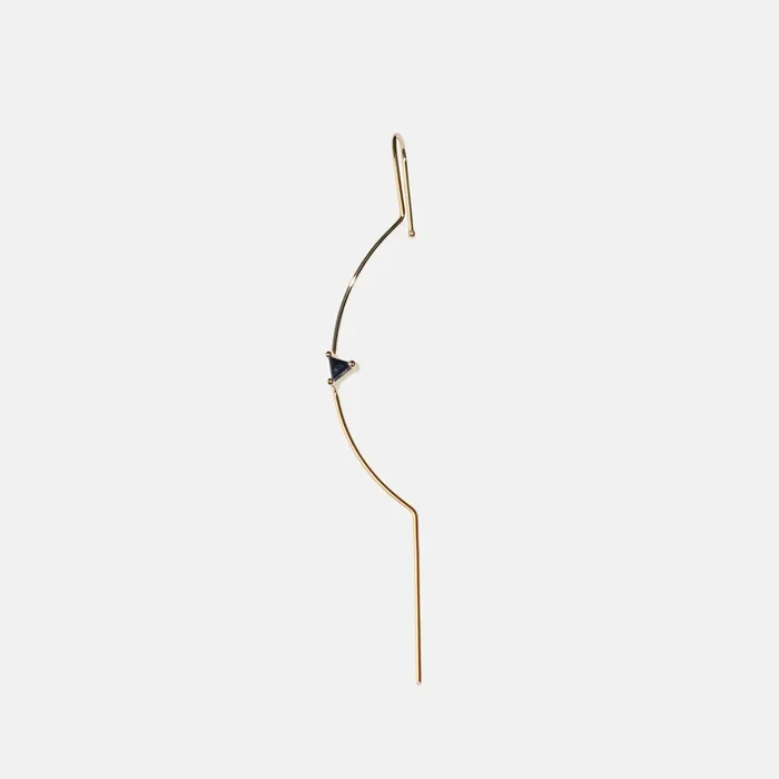 Element Needle Earring Sapphire