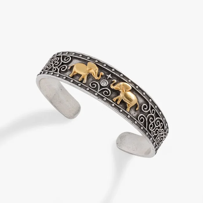 Elephant Cuff Bracelet