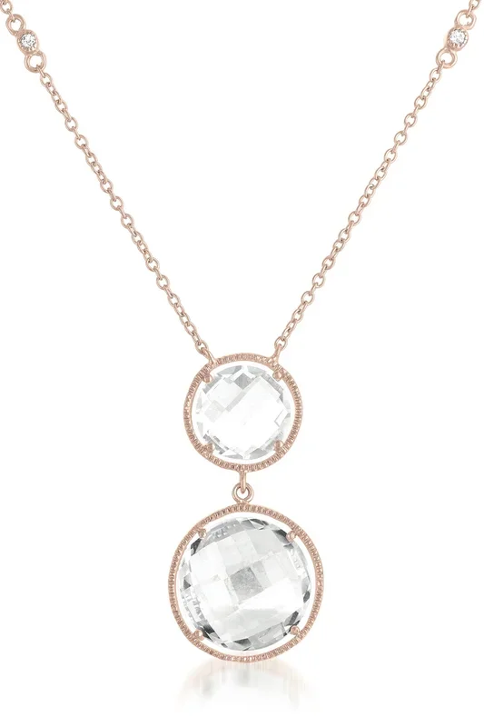 Elise Double Round Collier Necklace