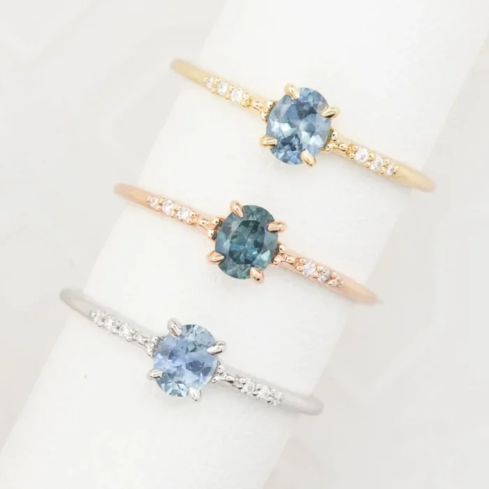 Eloise Ring, 0.45ct Montana Sapphire of your choice