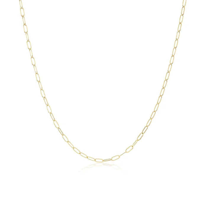 Elongated Cable Chain Necklace
