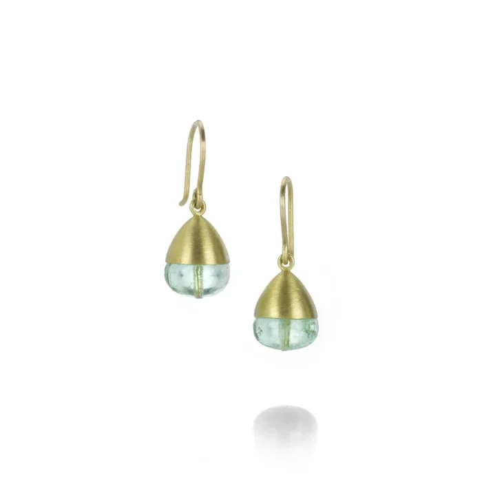 Emerald Buoy Earrings