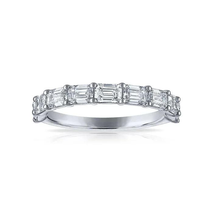 Emerald Buttercup Wedding Band