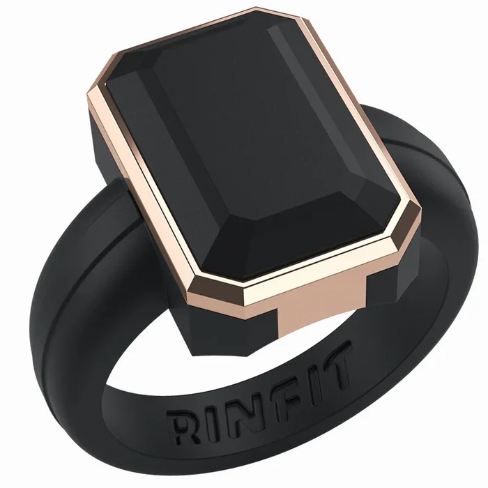 Emerald Collection- Silicone Rings with Metal Frame – Patented Design