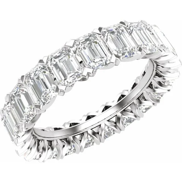 Emerald-Cut Diamond Eternity Band