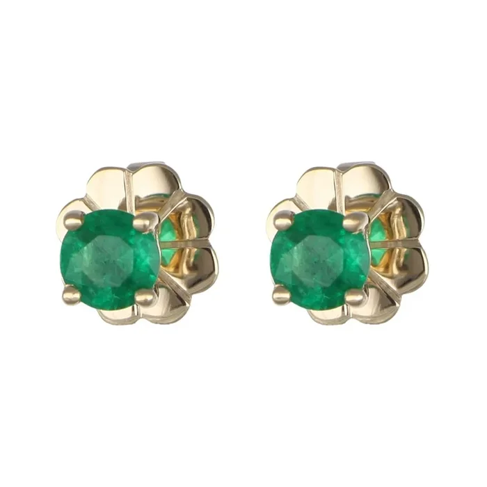 Emerald Earrings (Emerald 0.46 cts.)