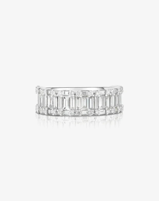 Emerald Illusion Eternity Ring