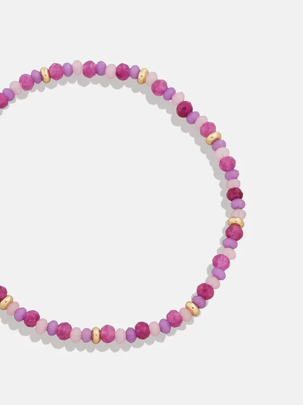Emily Semi-Precious Bracelet – Pink Multi