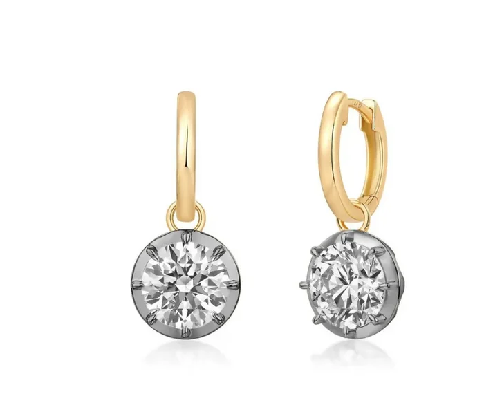 Emma Single Round Hoop Earrings