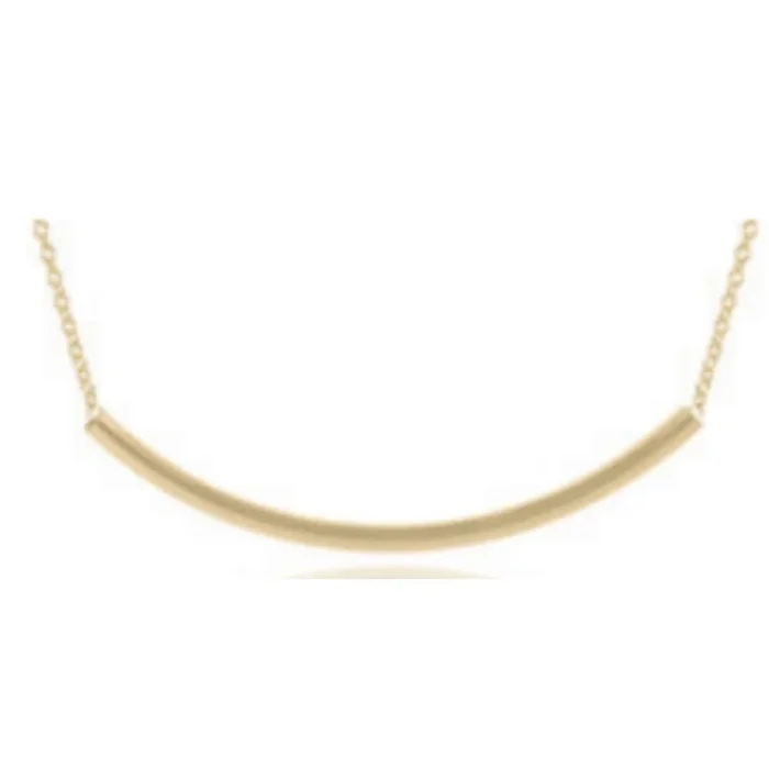enewton 16″ Necklace Gold – Bliss Bar Gold