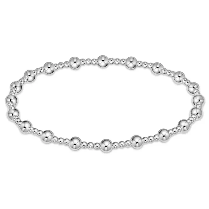 enewton 6.25″ Classic Sincerity Pattern Bead Bracelet – Sterling 4mm