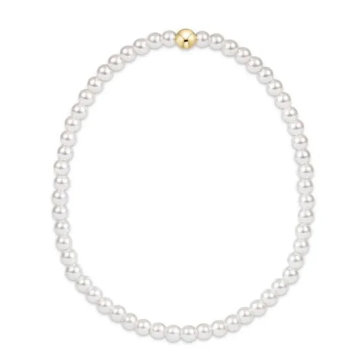 enewton 7.25″ extends Classic Pearl 3mm Bead Bracelet