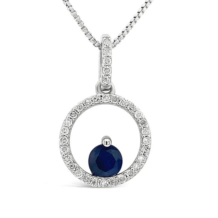 Equinox Sapphire Nimbus Pendant