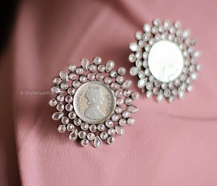 Essence Victorian Coin Swarovski studs