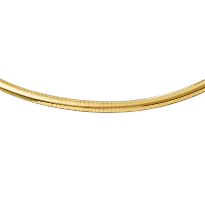 Estate 10K Gold Omega Necklace