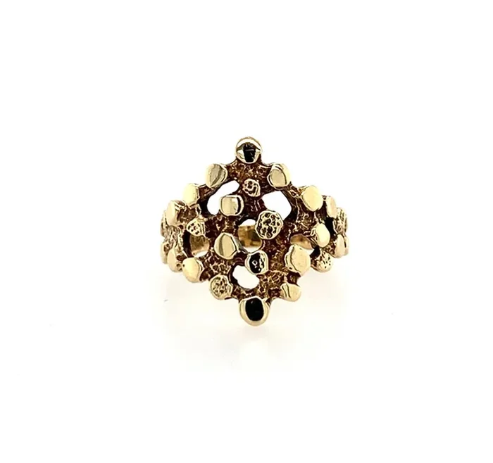 Estate 14K Gold Nugget Ring
