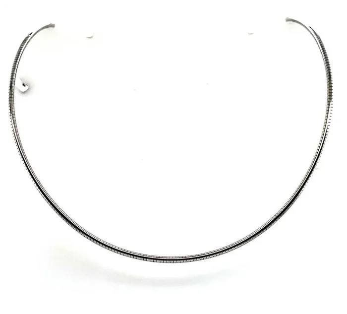 Estate 14K Gold Round Omega Chain