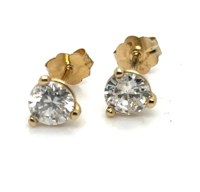 Estate Diamond Earrings