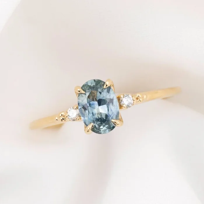 Estel Ring, Blue Montana Sapphire