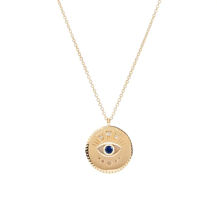 Eternal Gaze Evil Eye Pendant Necklace